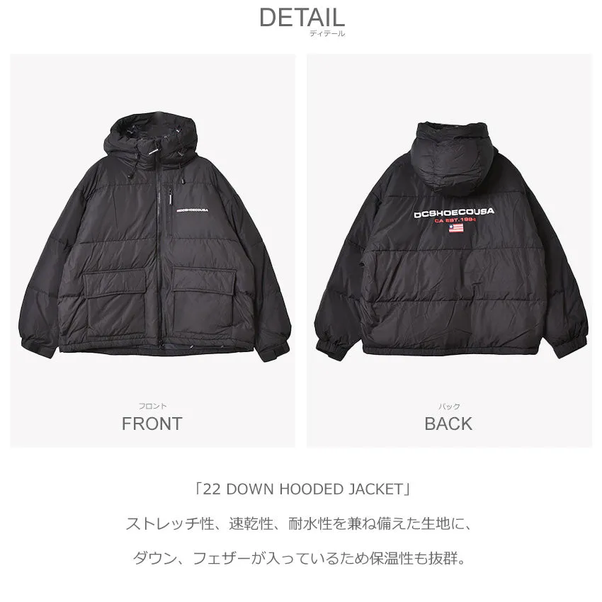 22 DOWN HOODED JACKET DJK224049 ダウンジャケット 2カラー 返品無料