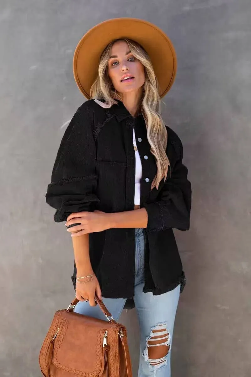 Black Patchwork Jacket
