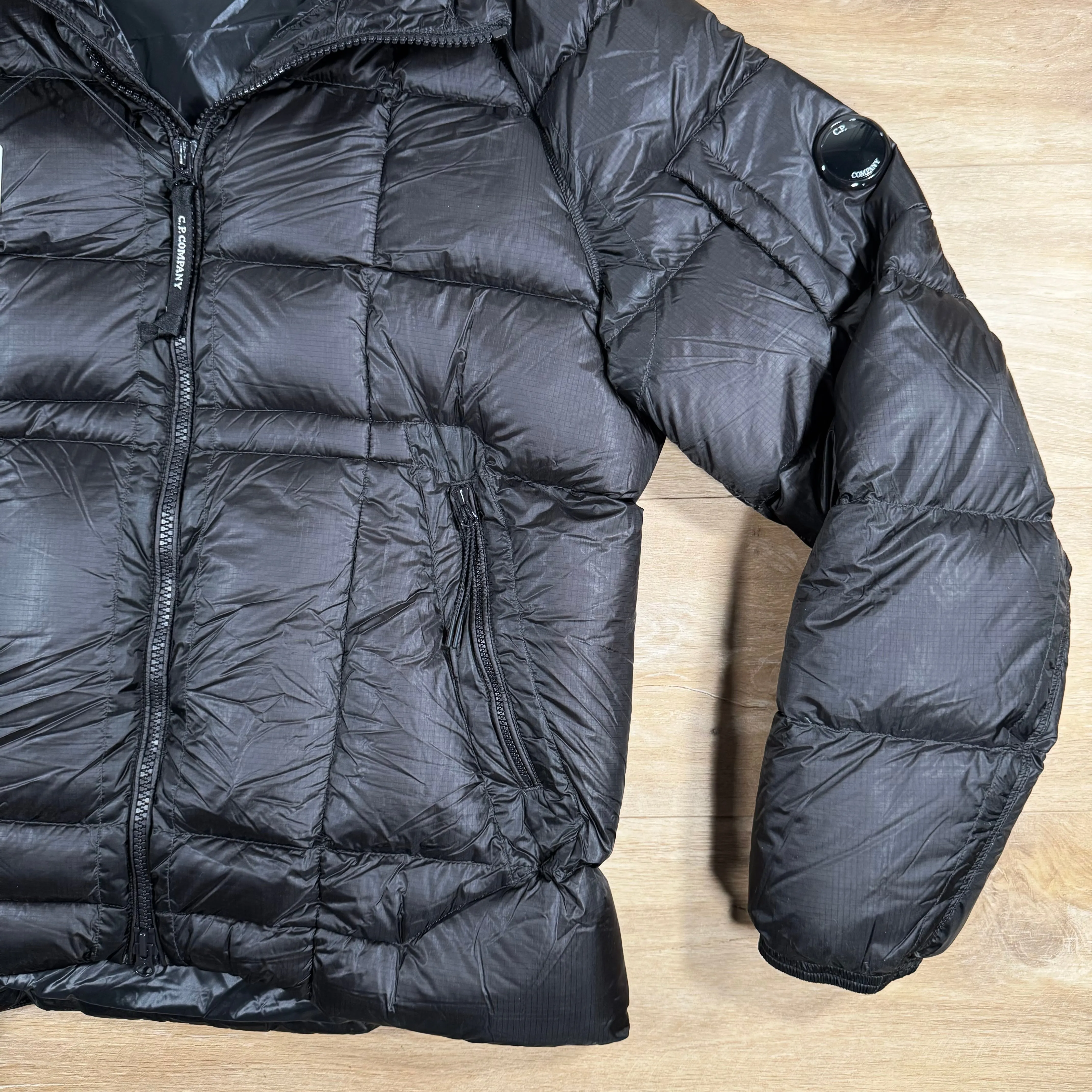 C.P. Company D.D. Shell Down Lens Jacket in Black