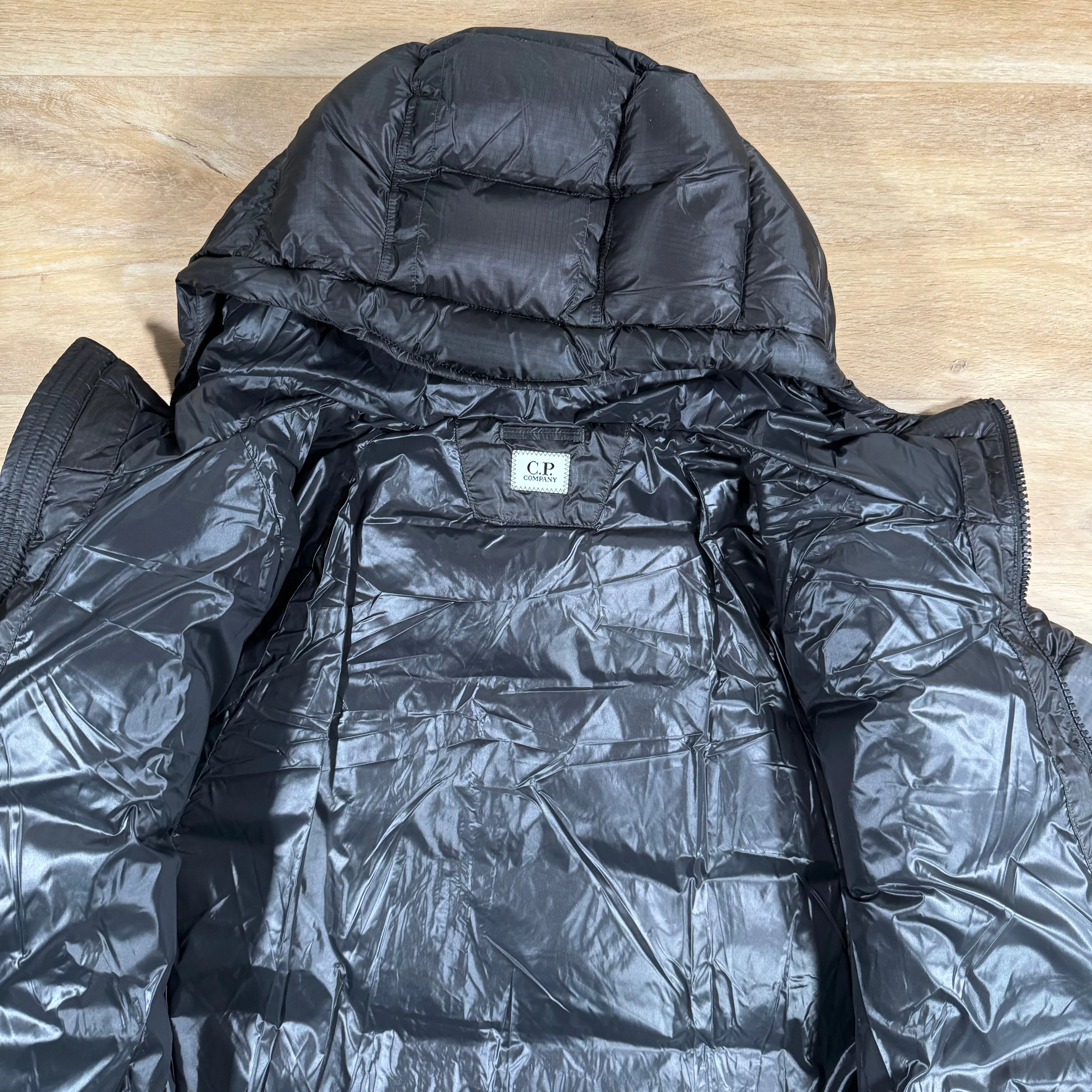 C.P. Company D.D. Shell Down Lens Jacket in Black
