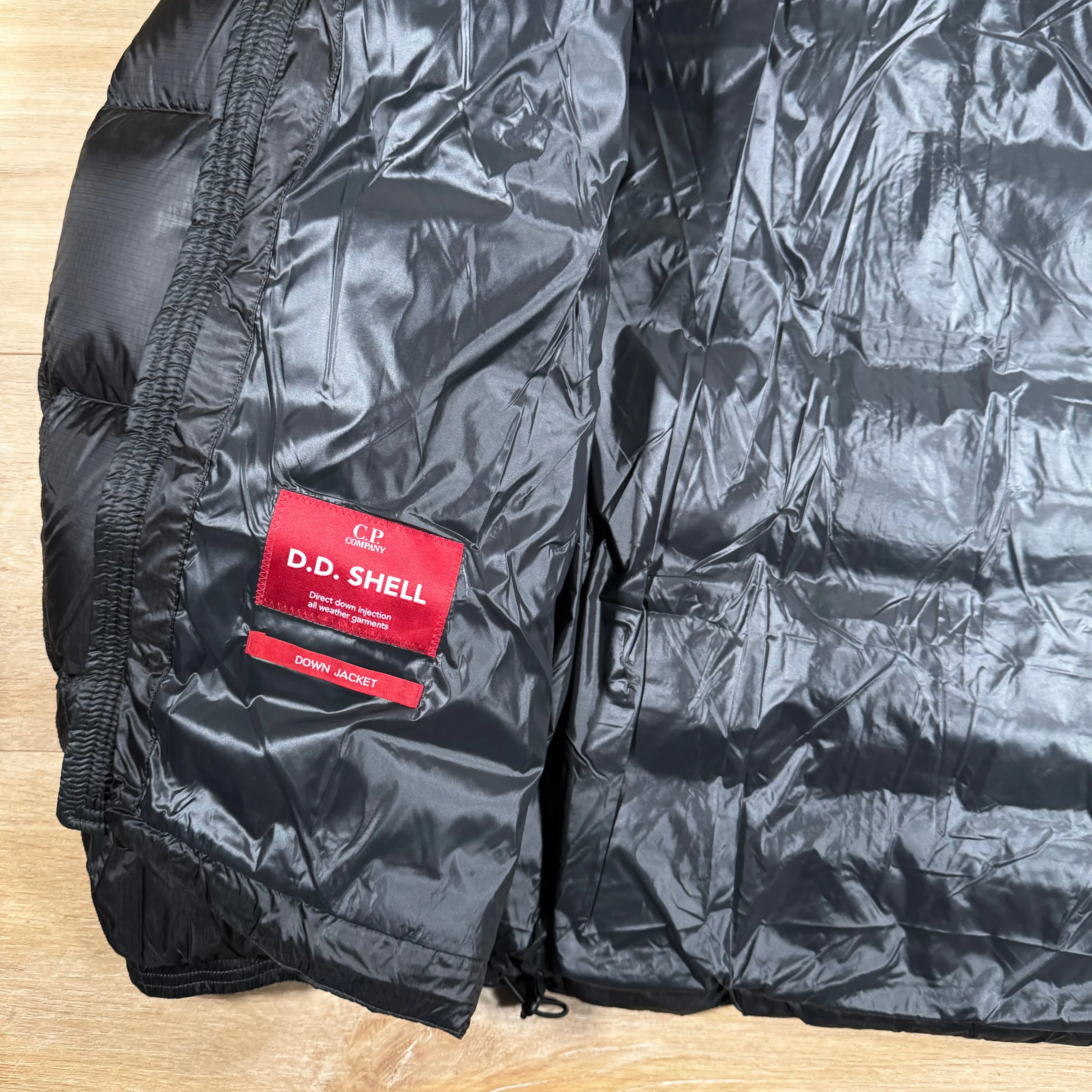 C.P. Company D.D. Shell Down Lens Jacket in Black