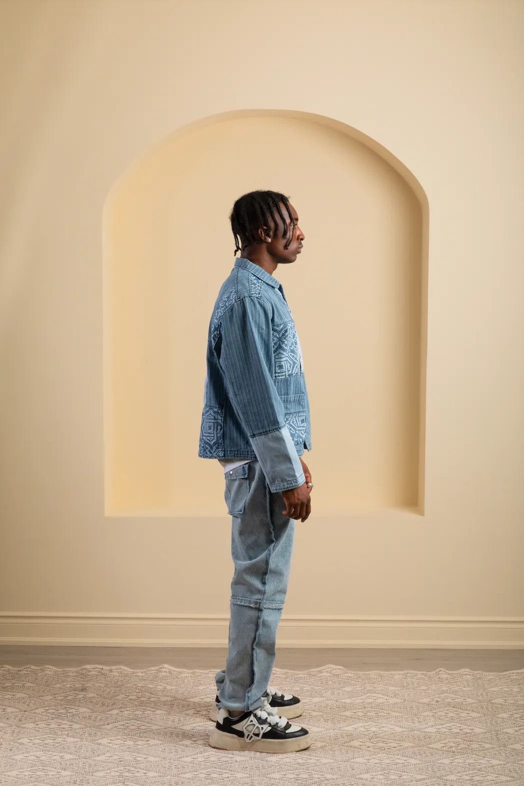 Denim Patchwork Jacket