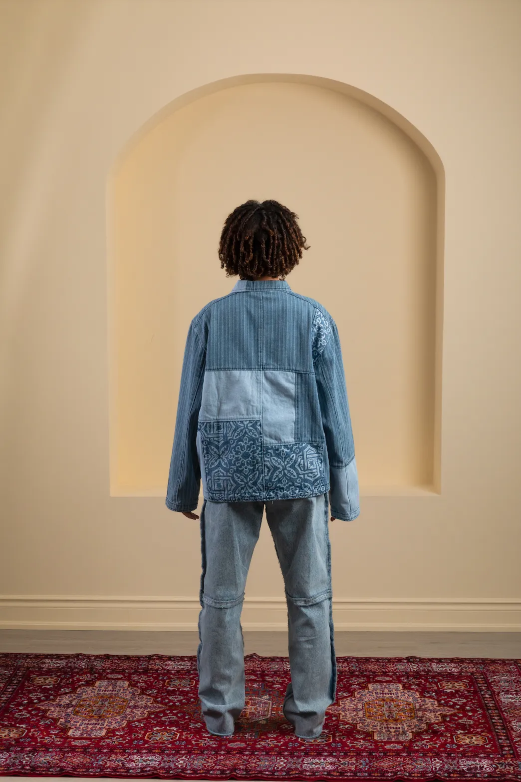 Denim Patchwork Jacket