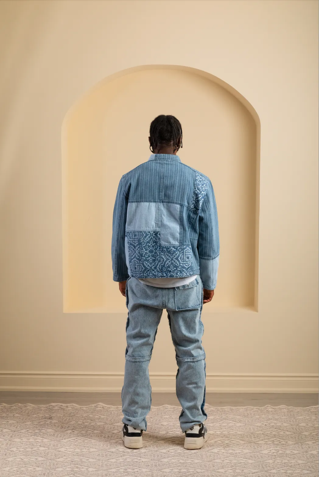Denim Patchwork Jacket