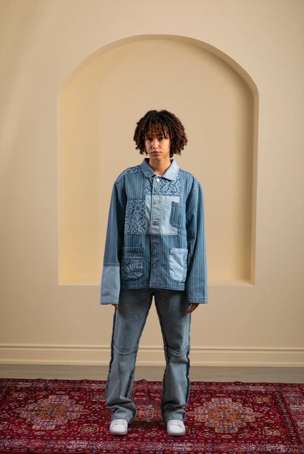 Denim Patchwork Jacket