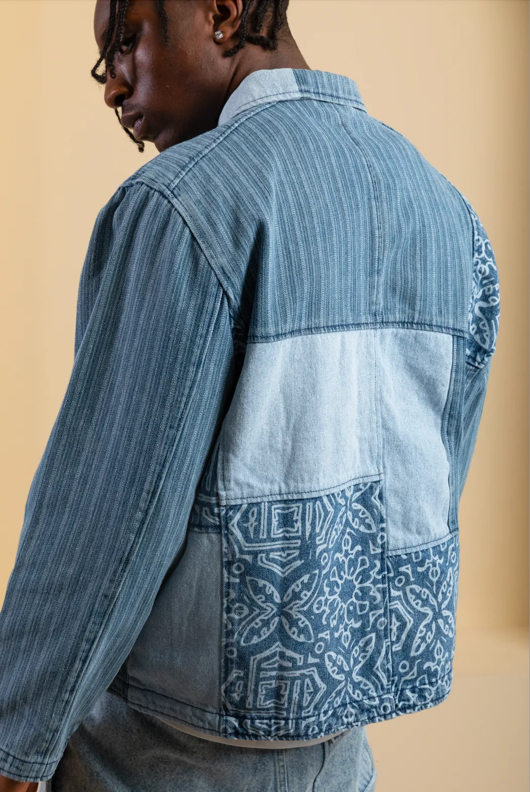 Denim Patchwork Jacket