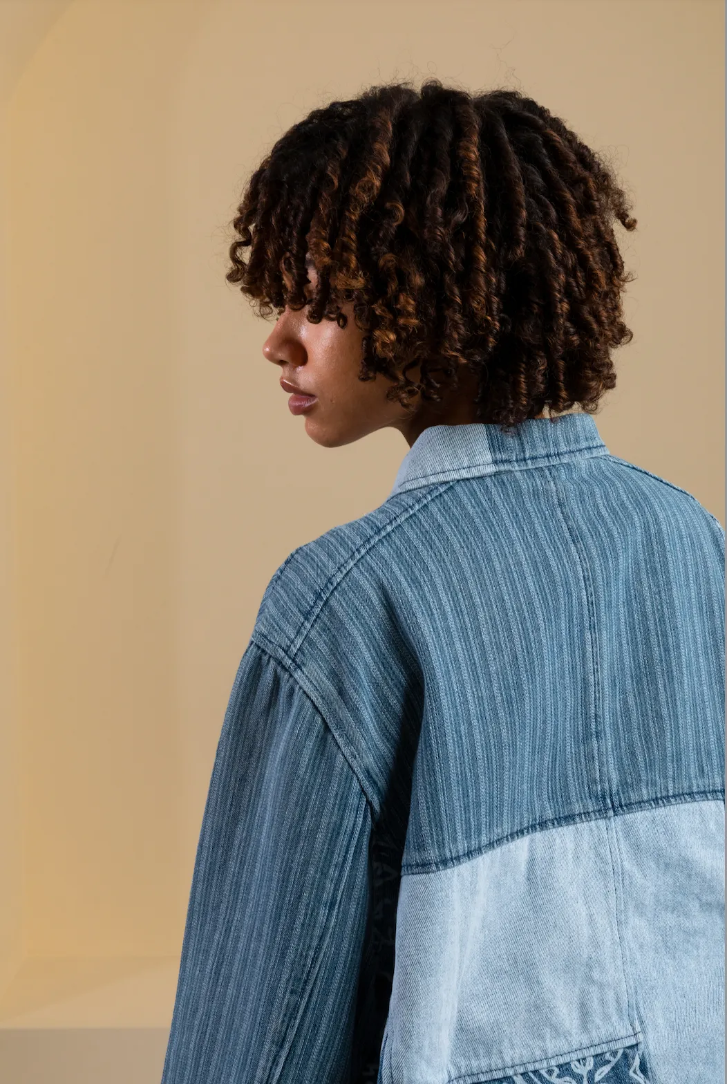 Denim Patchwork Jacket