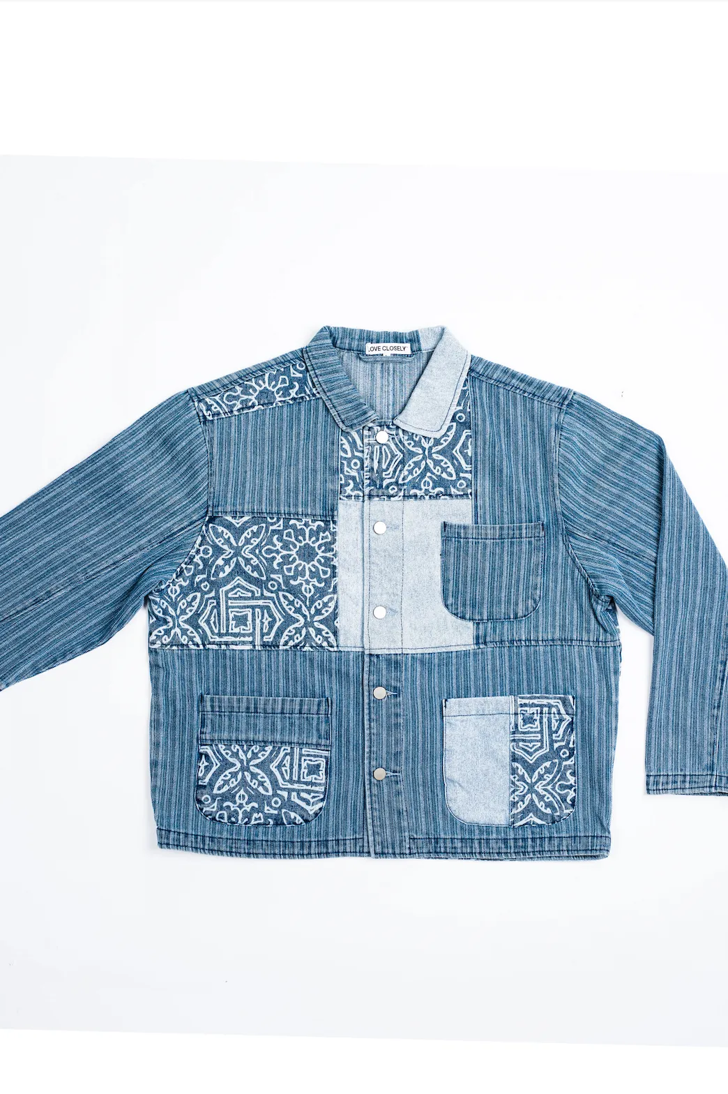Denim Patchwork Jacket