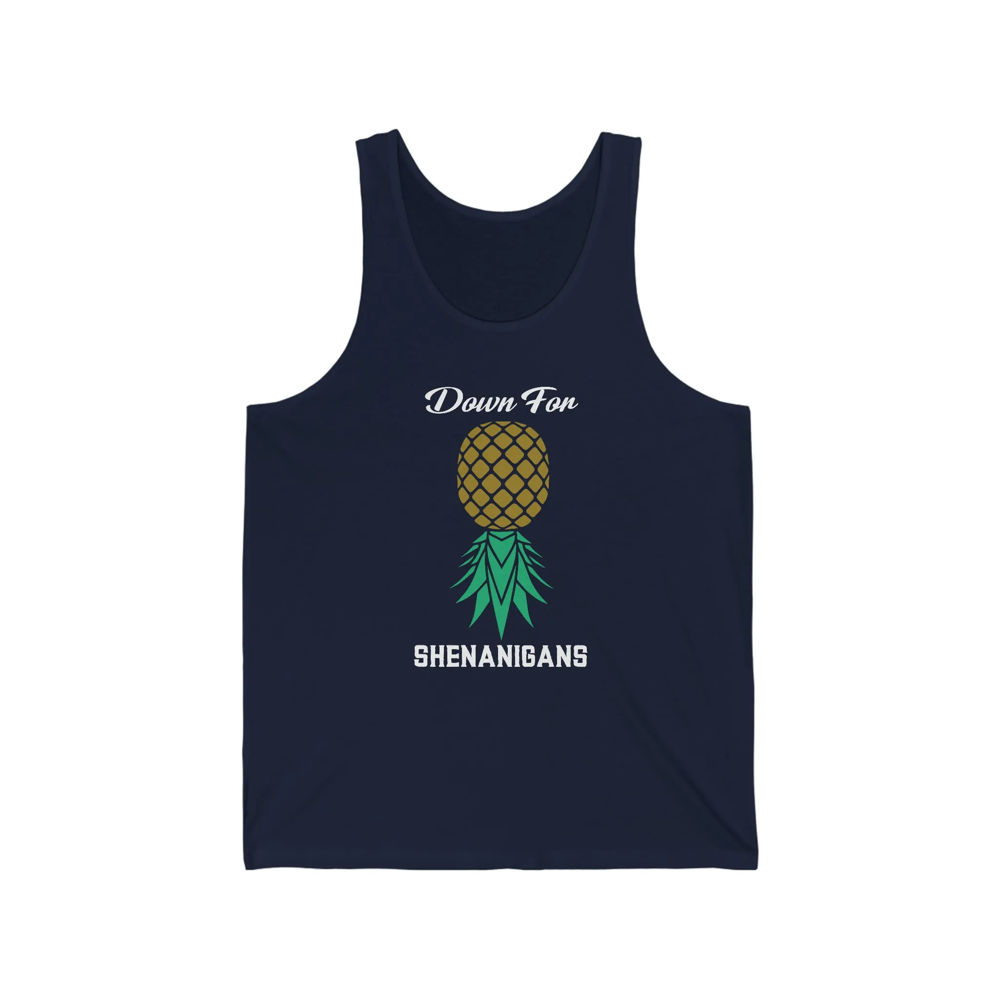 Down For Shenanigans Unisex Jersey Tank