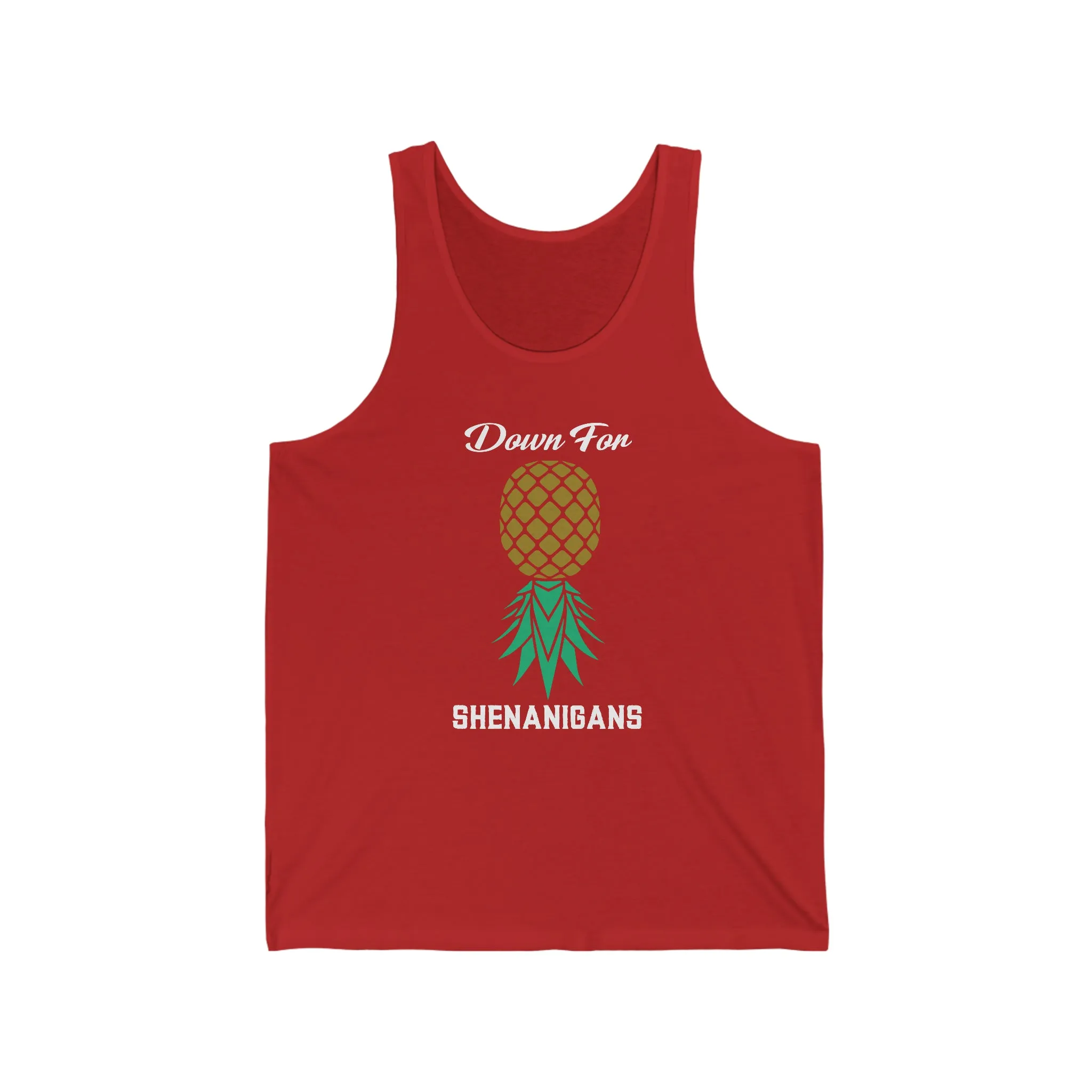 Down For Shenanigans Unisex Jersey Tank