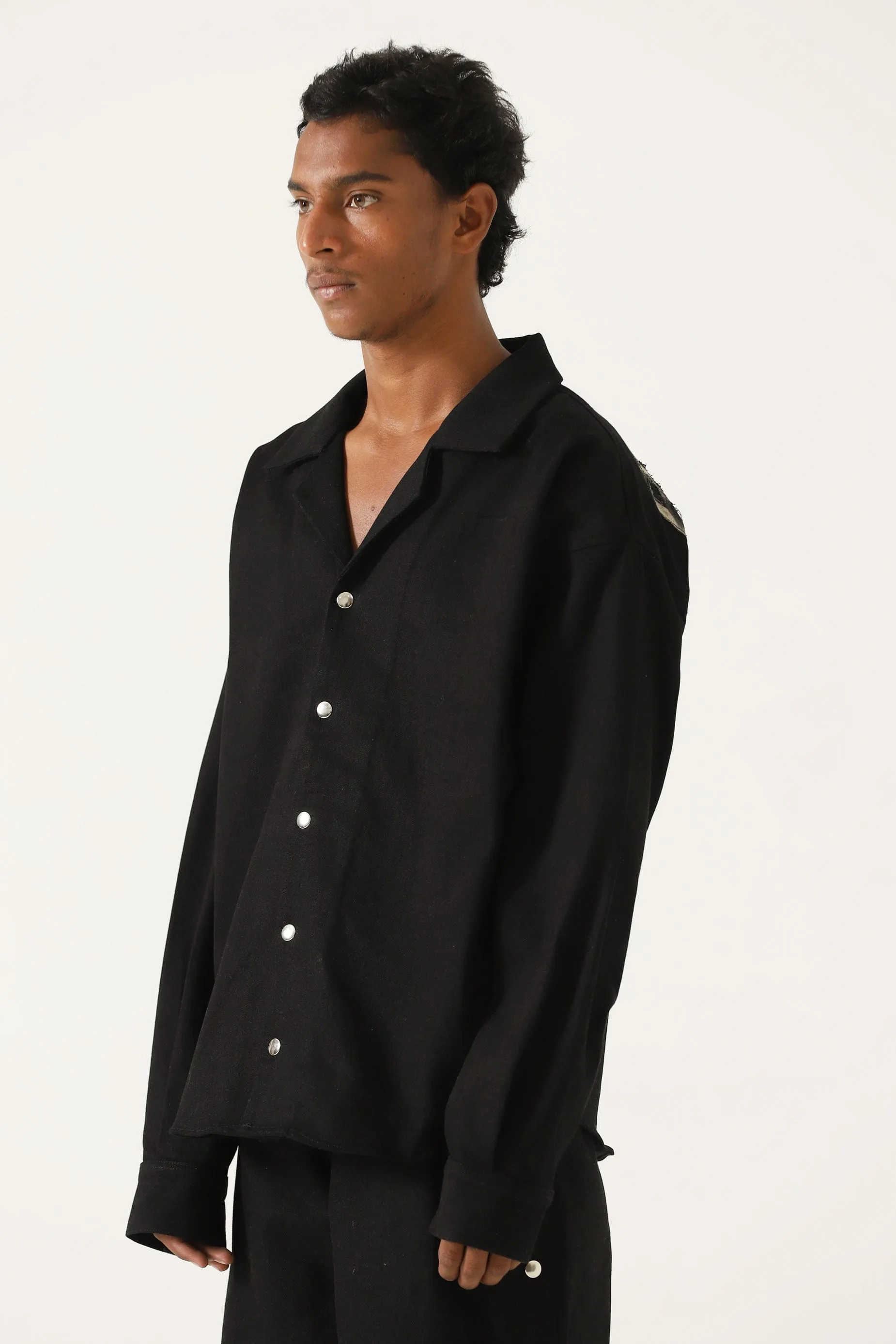 HANDWOVEN FULL SLEEVE BUTTON DOWN