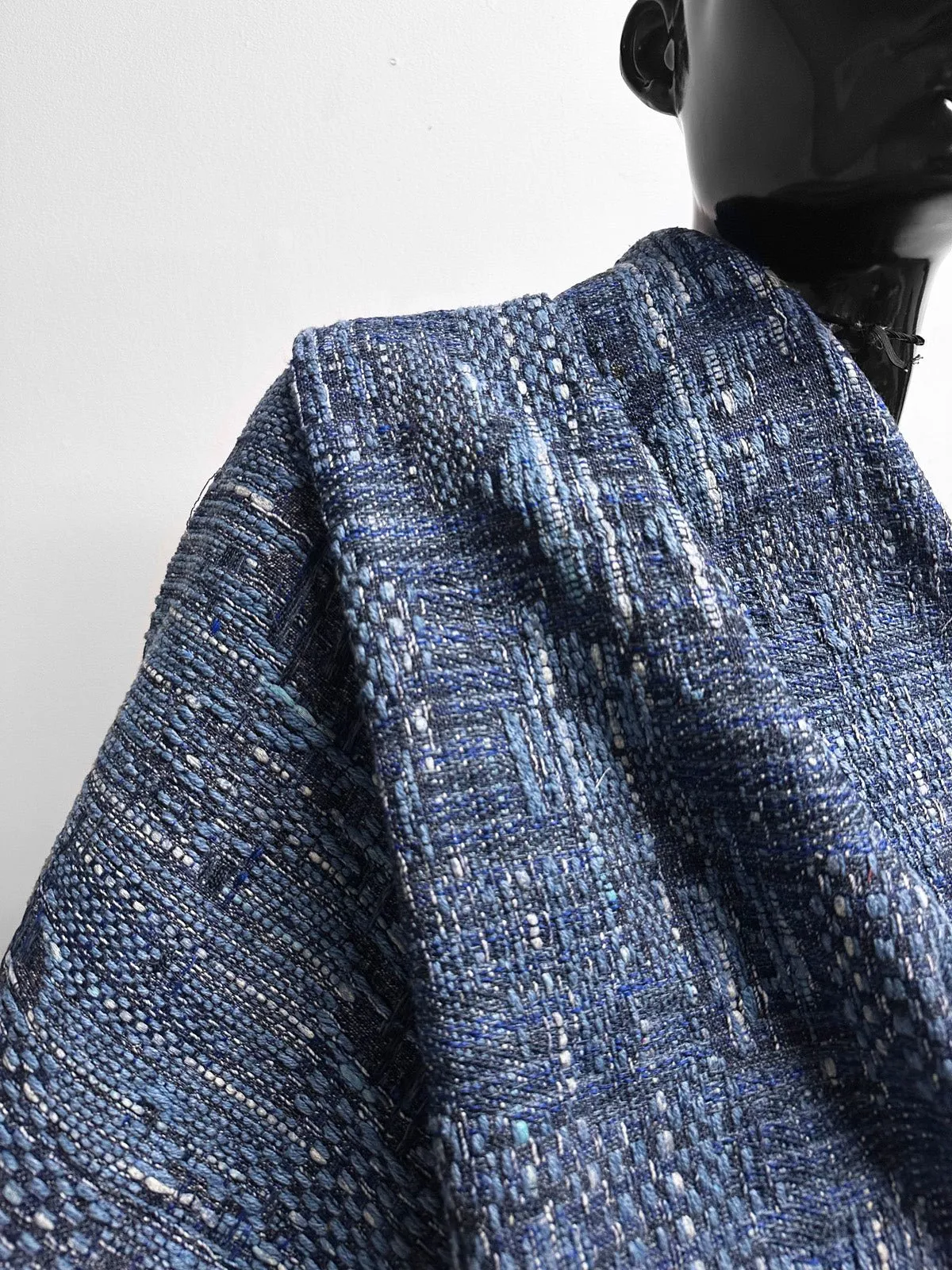 Malhia Kent Haute Couture Indigo Tweed