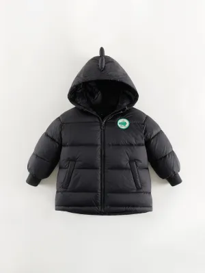 MARC & JANIE Boys Dinosaur Hooded Mid-Length Down Coat 240916