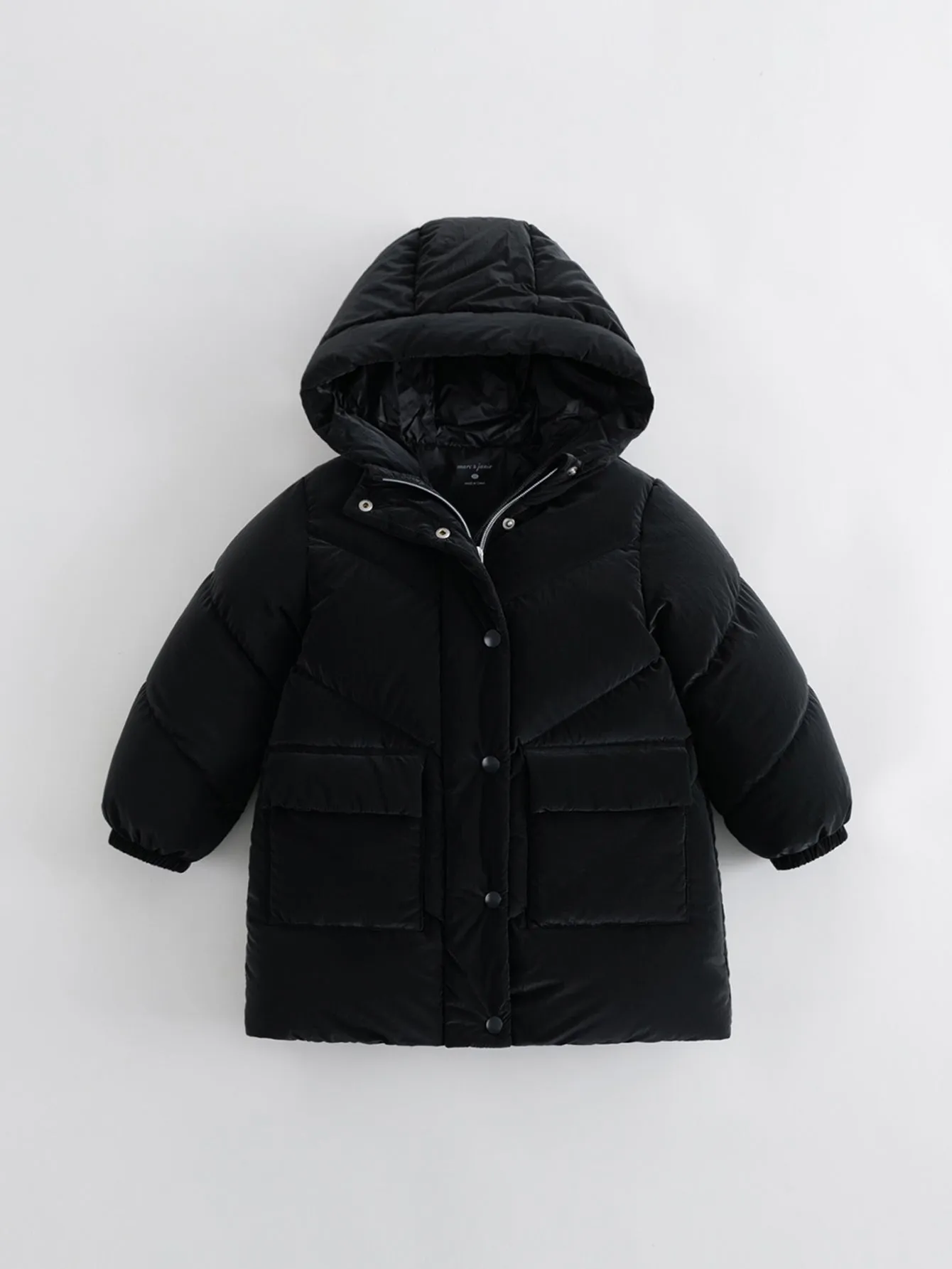 MARC & JANIE Girls Ultralight Hooded Down Mid-Length Coat 221259
