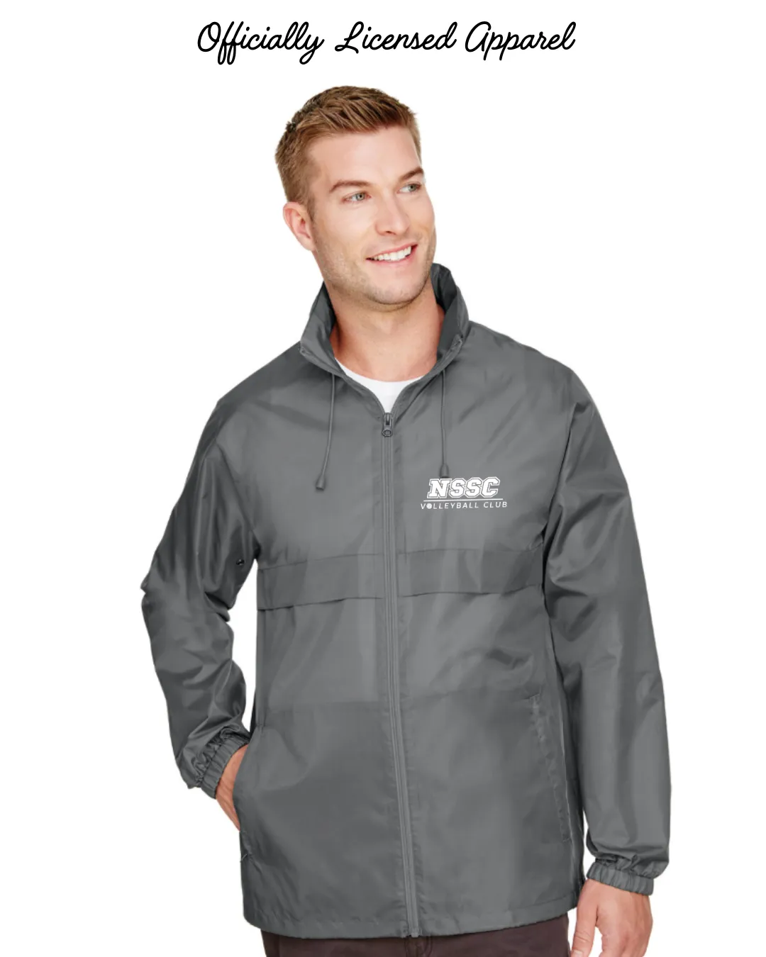 NSSC Embroidered Lightweight Adult Hooded Jacket - 3 Colors