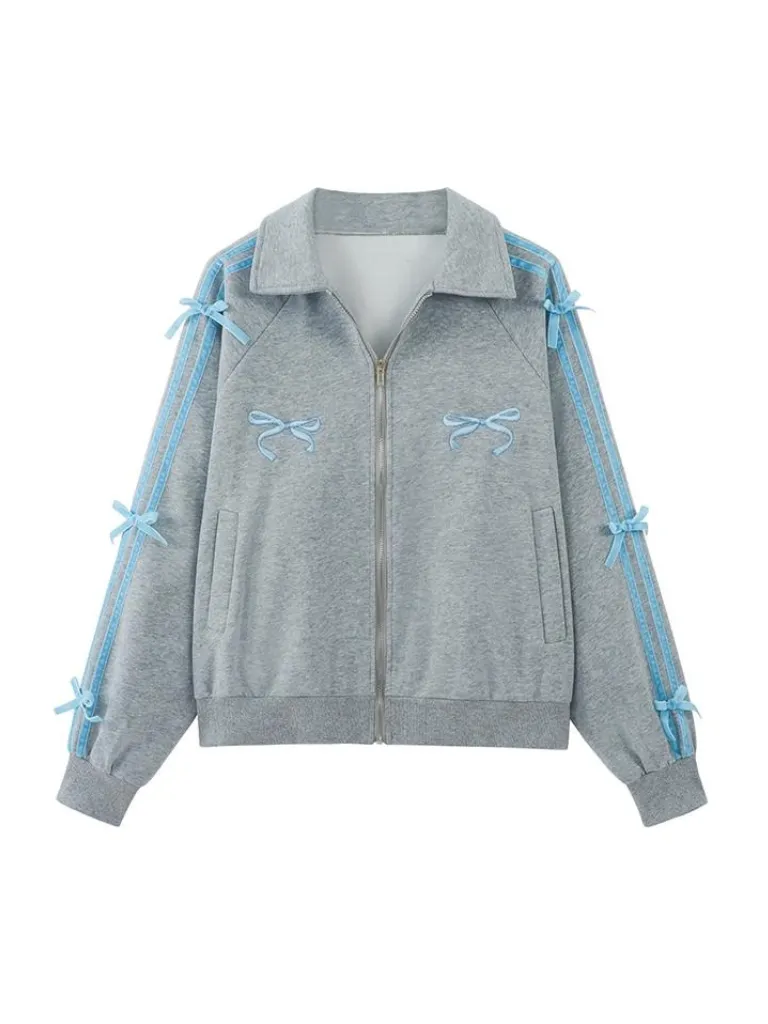 Ribbon Arm Skirt Casual   Jacket Tight