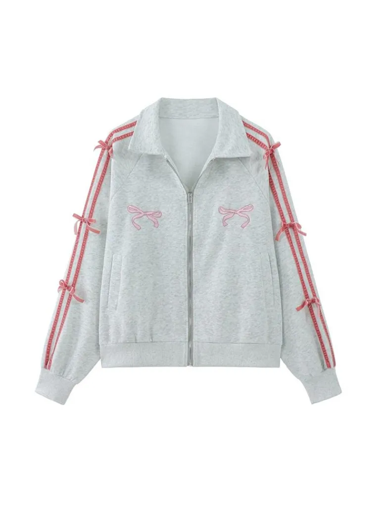 Ribbon Arm Skirt Casual   Jacket Tight