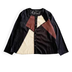 Secondhand Canyon Road, Patchwork Button Down Shirt