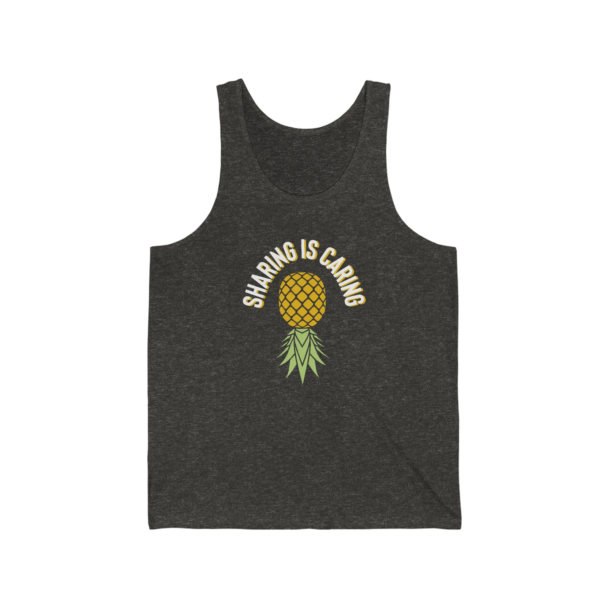 Sharing Is Caring Unisex Jersey Tank