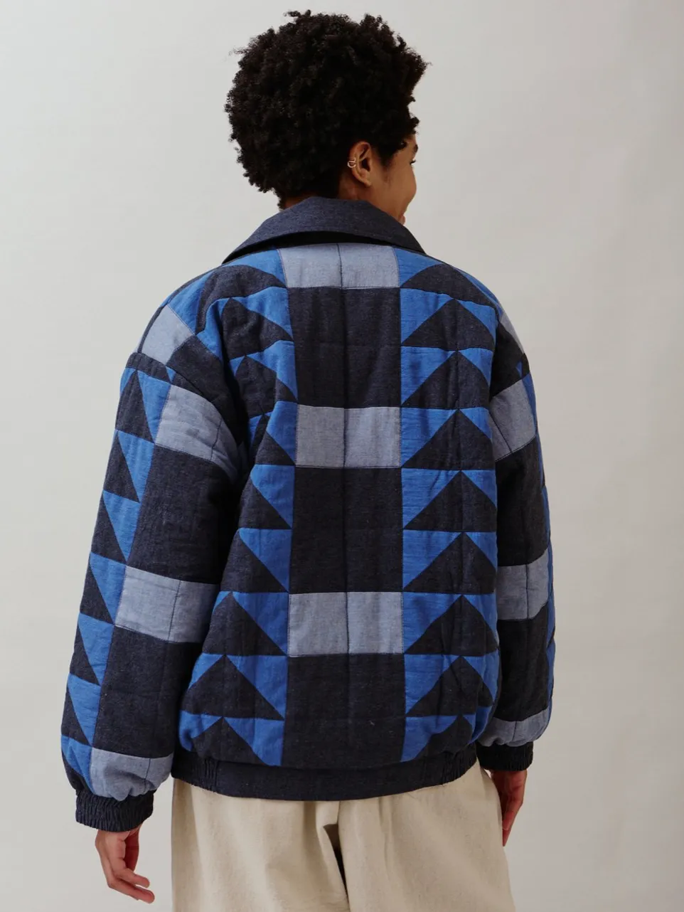 Sideline | Nelly Jacket | Patchwork Indigo