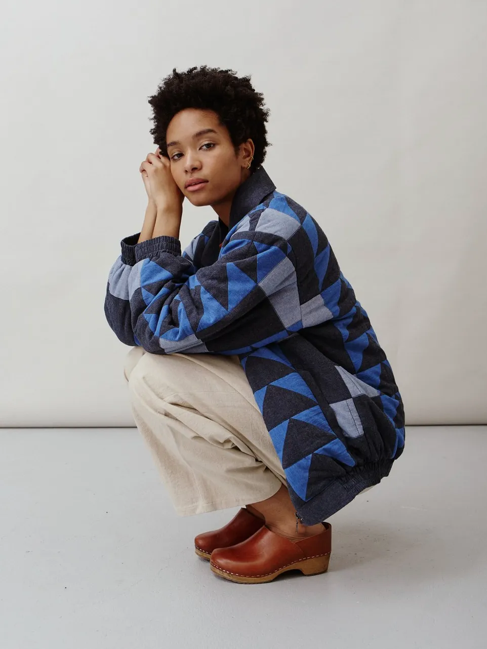 Sideline | Nelly Jacket | Patchwork Indigo