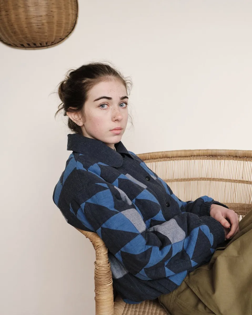 Sideline | Nelly Jacket | Patchwork Indigo