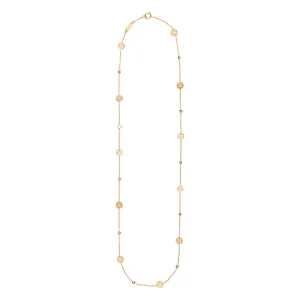 Signature Classic Necklace, Diamonds, Mid-Length