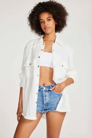 STE White Button Down Jacket