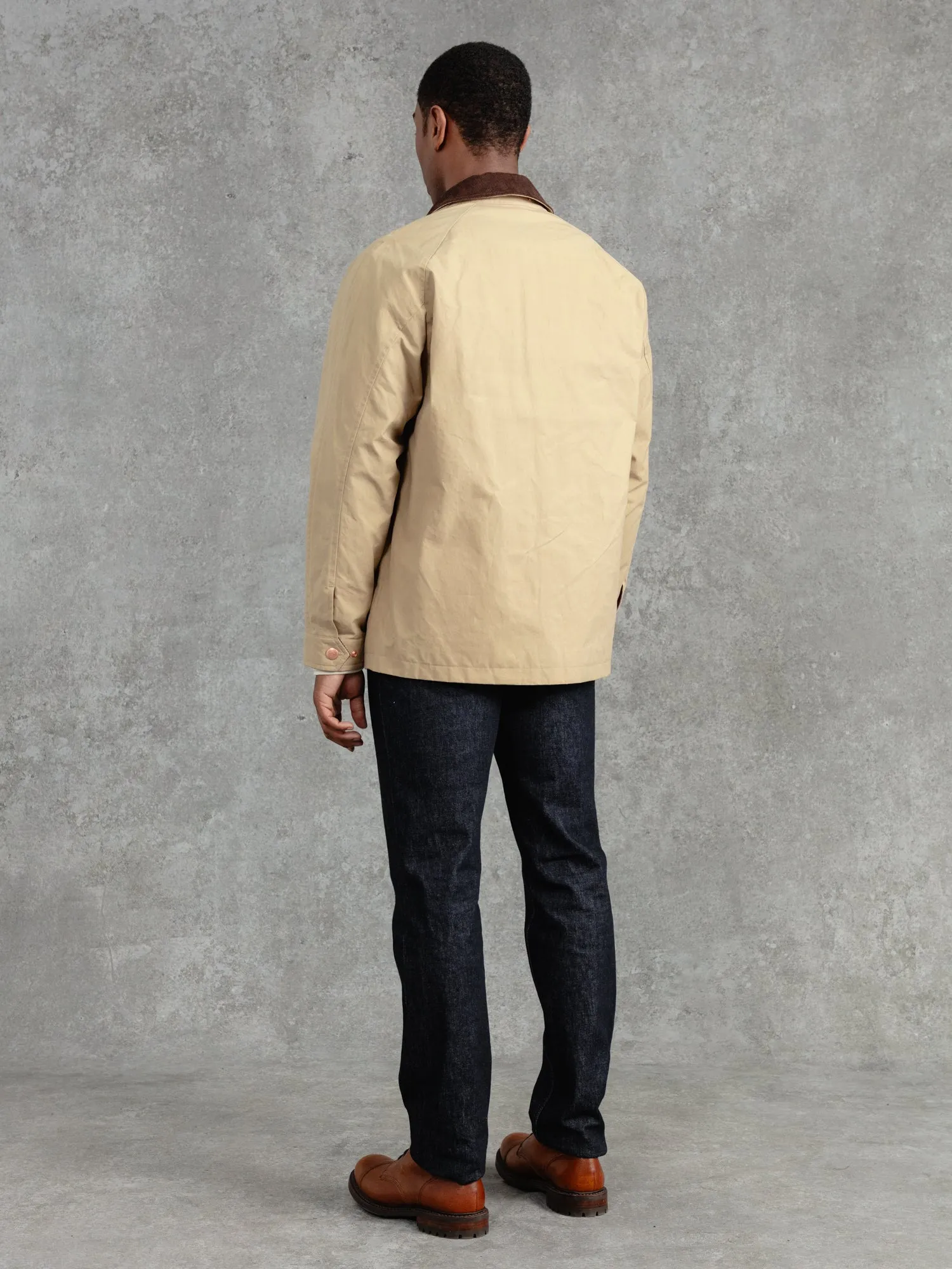 The Casual Wax Jacket - Alabaster