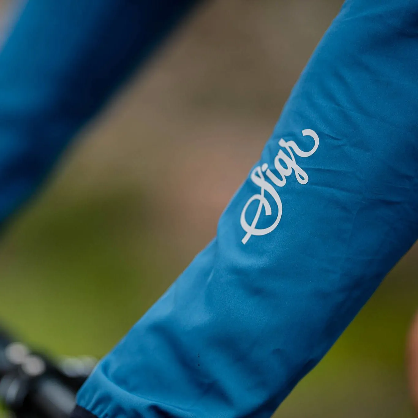 Treriksröset Blue Men's Cycling Wind/Pack Jacket
