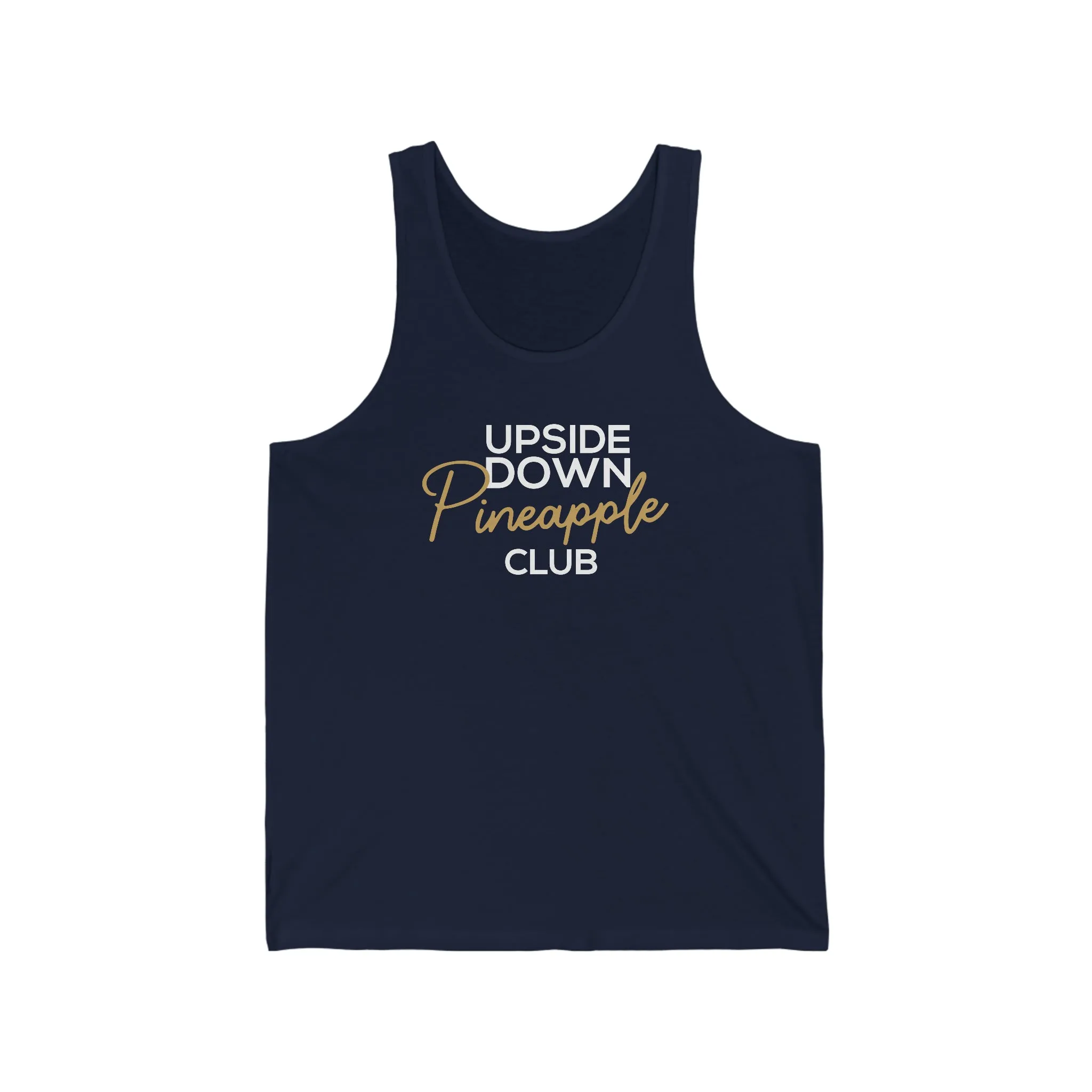 Upside Down Pineapple Club Unisex Jersey Tank