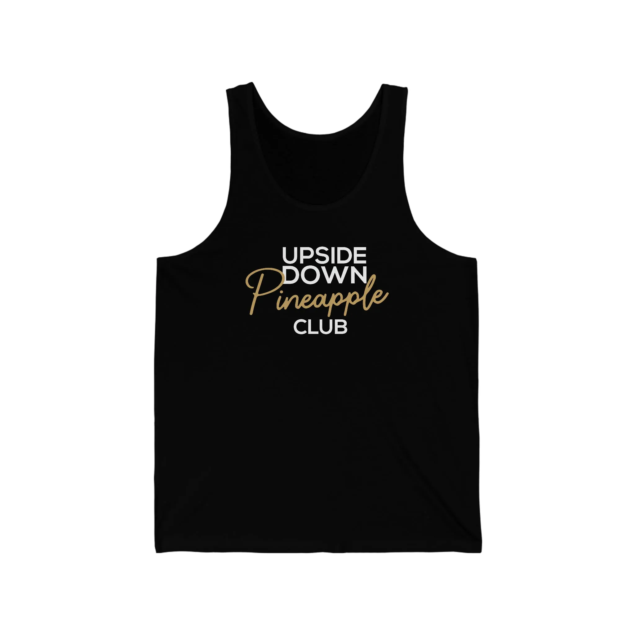 Upside Down Pineapple Club Unisex Jersey Tank