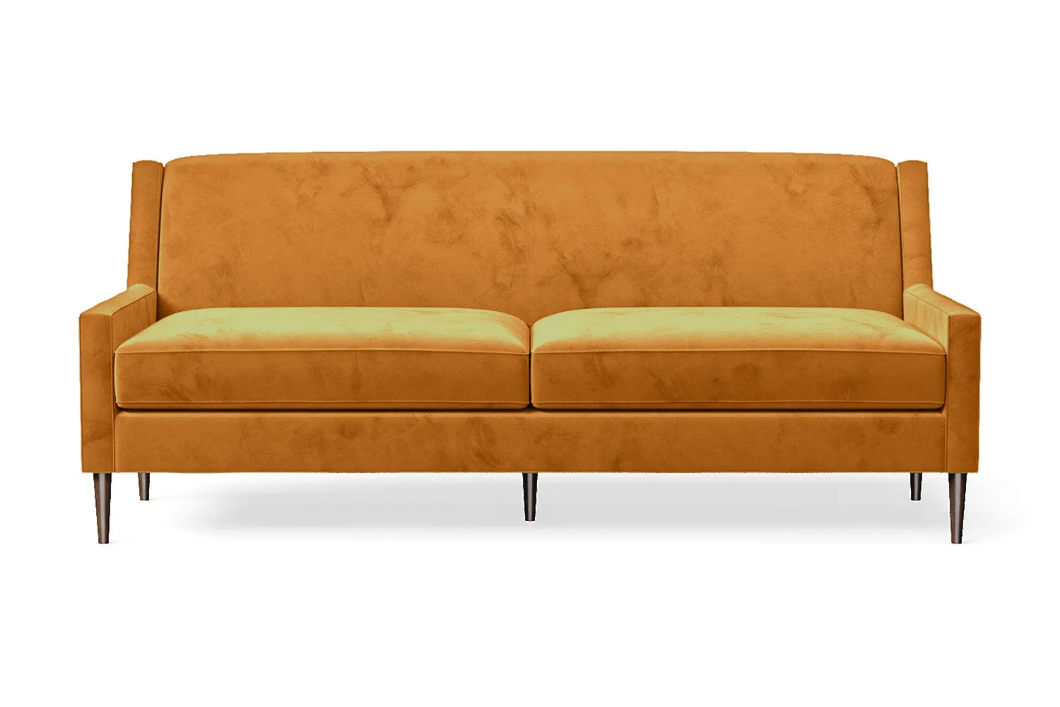 Vigevano 3 Seater Sofa Gold Velvet