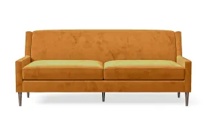 Vigevano 3 Seater Sofa Gold Velvet