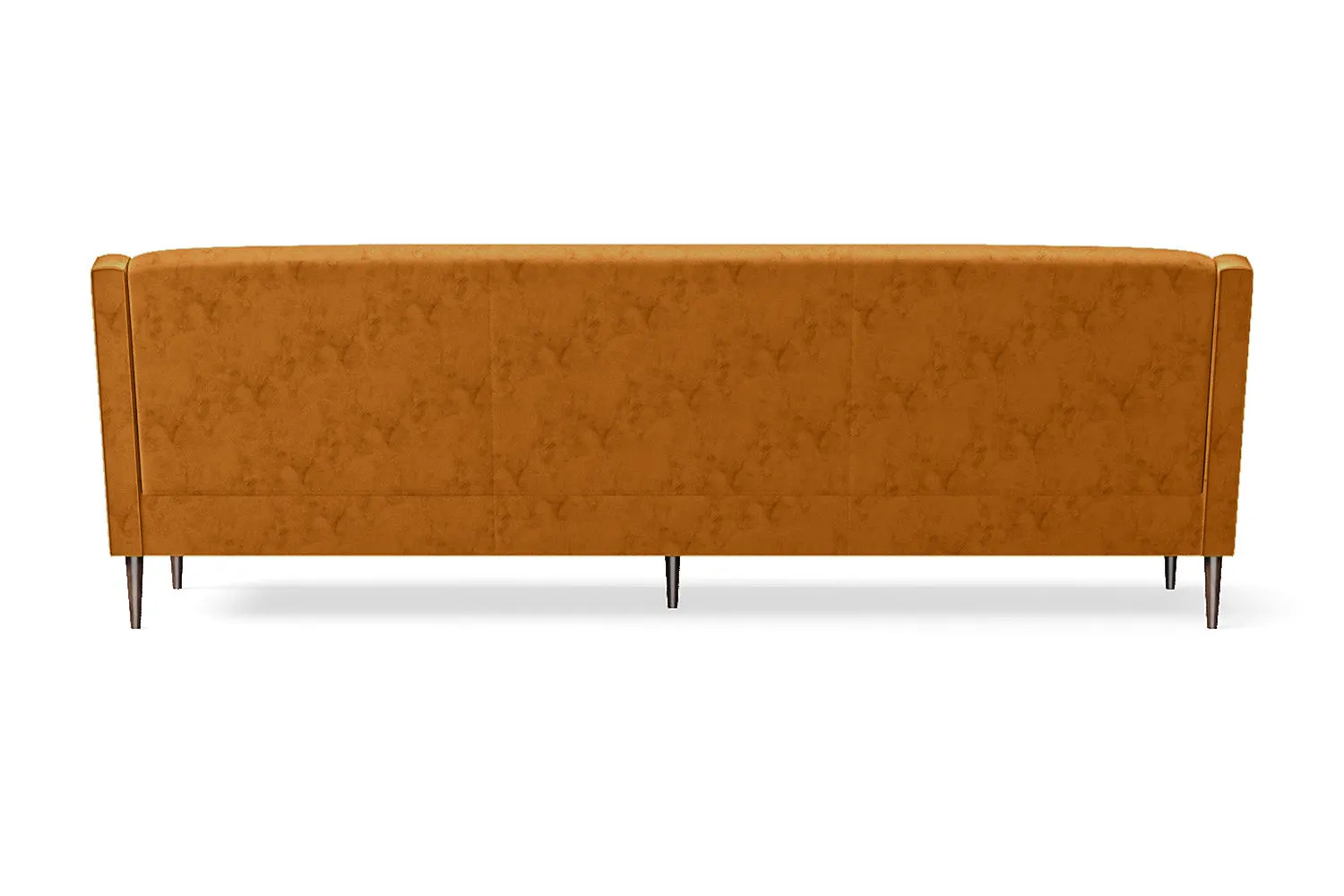 Vigevano 4 Seater Sofa Gold Velvet